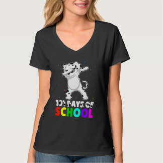 Camiseta 101 Days Smarter Dog Lover School Teachers Student