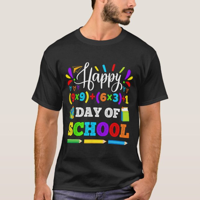 Camiseta 101 Dias De Professora Adormecida Meninas 100 Da (Frente)