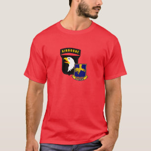 Camiseta 101st 502nd infantaria transportada por via aérea