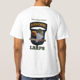 Camiseta 101st Águias gritando da divisão aerotransportad