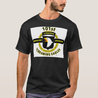 CAMISETA 101ST DIVISÃO AEROTRANSPORTADA "EAGLES GRITANDO "