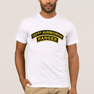 Camiseta 101st T transportado por via aérea da aba da