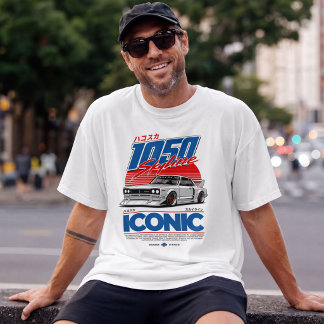 Camiseta 1050 Skyline JDM Carro Retro