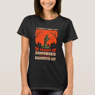 Camiseta 10548100047^Empurra-O Em Zombies Para Salvar Meu R