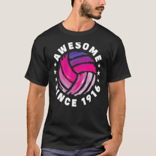 Camiseta 106.º Aniversário Impressionante Desde 1916 Vo 106