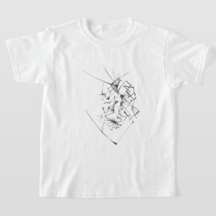 Camiseta 106 Colorida Arte de Tatuagem Tribal Abstrata