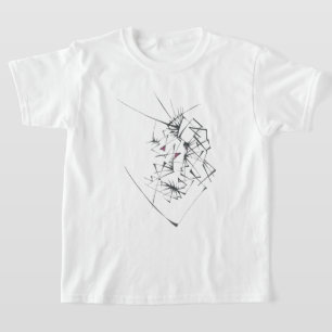 Camiseta 106 Colorida Arte Tribal de Tatuagem Abstrata
