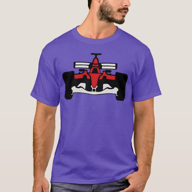 Camiseta 1072 amigos da corrida de carros da fórmula 1 (Frente)