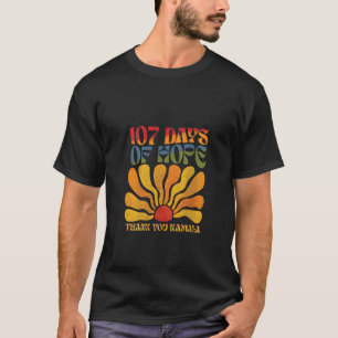 Camiseta 107 dias de esperança Obrigado Kamala