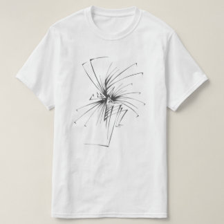Camiseta 108 Preto Branco Arte Tribal de Tatuagem Abstrata
