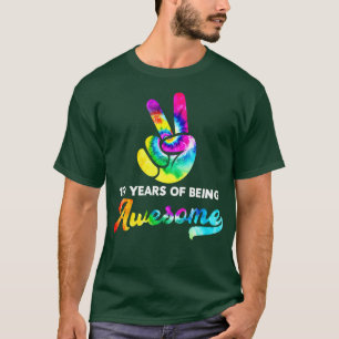 Camiseta 109 Anos De Aniversário Adorável Do Tie Dye