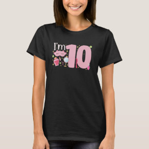 Camiseta 10.ª Spa Aniversário 10 Anos Spa B Dia Raparigas S