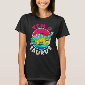 Camiseta 10.º Aniversário 10.º Surus I Ankylosaurus I Famíl