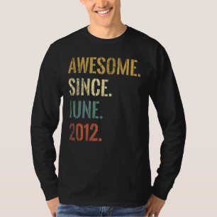Camiseta 10.º Aniversário, 10 anos, Espetacular desde junho