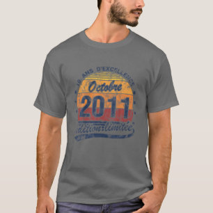 Camiseta 10. º aniversário da excelência outubro de 2011 Me