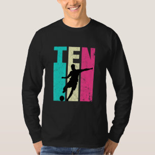 Camiseta 10.º aniversário da Retro Futebol de 10 anos