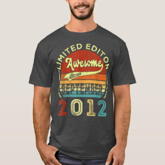 Camiseta 10.º aniversário Gift Incrível Desde setembro de 2