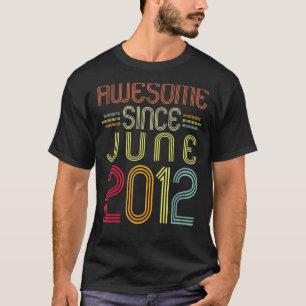 Camiseta 10.º Aniversário Impressionante Desde Junho De 201