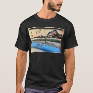 Camiseta 10. 小 田 宿, 広 Odawara-juku, Hiroshige, Ukiyo-e 重