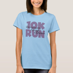 Camiseta 10.000 executar roxo