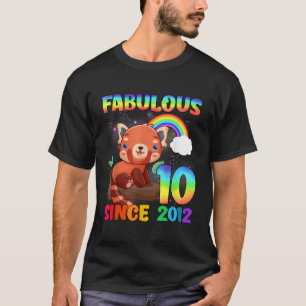 Camiseta 10 10º Panda Vermelha Desde 2012