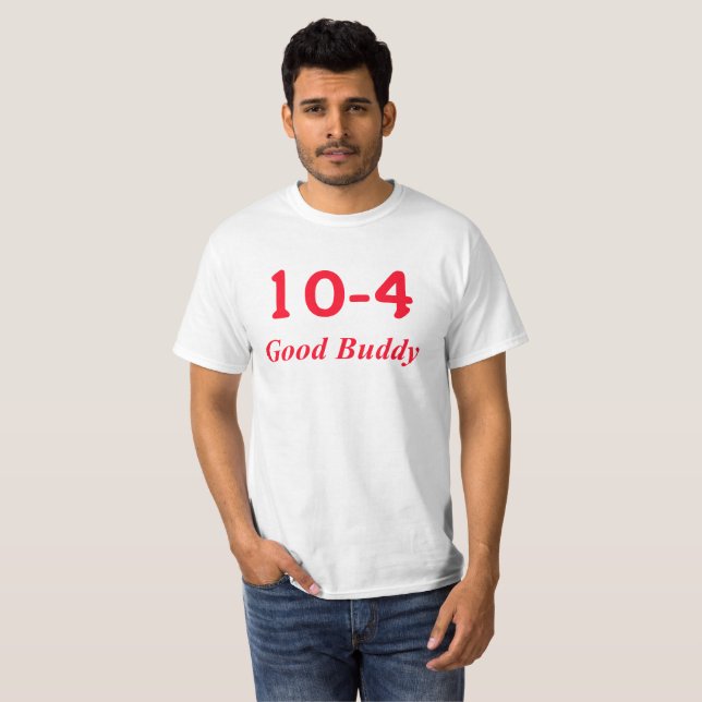 Camiseta 10-4 Bom Amigo (Frente Completa)
