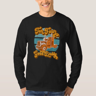 Camiseta 10 4 bons companheiros de rádio retro Cb Vintage