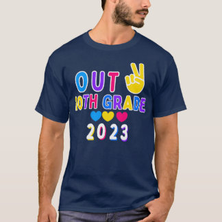 Camiseta 10.a classe do ano de graduação de 2023