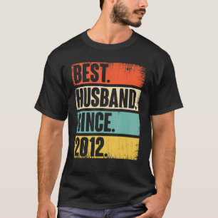 Camiseta 10 Aniversário De Casamento Para O Melhor Marido D