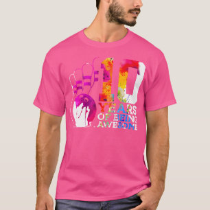 Camiseta 10 Anos De Boliches Incríveis 10.O Aniversário