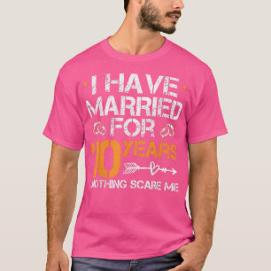 Camiseta 10 anos de casamento Homens de casamento Mulheres