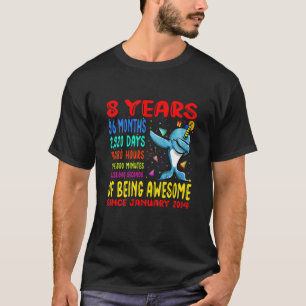 Camiseta 10 Anos De Incrível 10 Crianças De Aniversário Dab