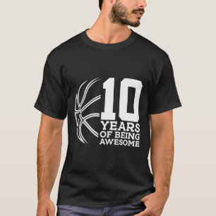 CAMISETA 10 ANOS DE SER INCRÍVEL BASQUETEBOL 10º ANIVERSÁRI