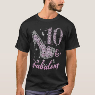 Camiseta 10 anos e Calçados de Bomba Fabulosamente Estimula