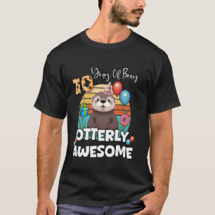 Camiseta 10 Anos Sendo Otimamente Incrível Lontra Marinha D