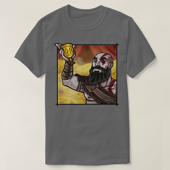 Camiseta 10 de 10 vencedores do Campeonato Kratos (Frente do Design)