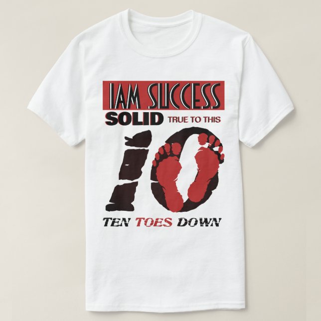 CAMISETA 10 DEDOS PARA BAIXO (Frente do Design)