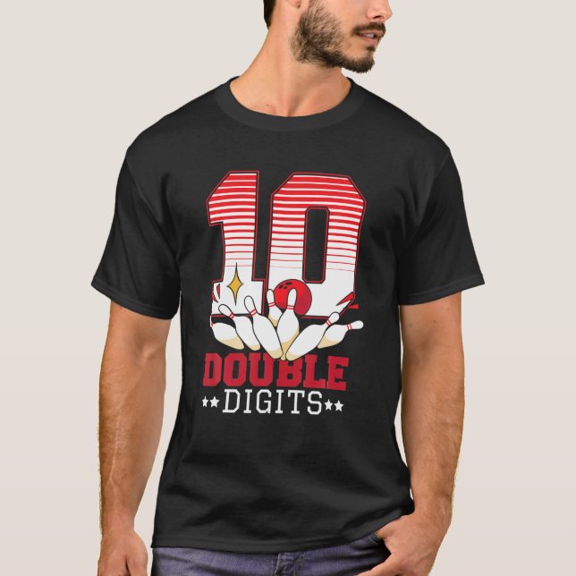 Camiseta 10 Double Digits - 10Th Birthday Boy Funny Kids Bo (Frente)