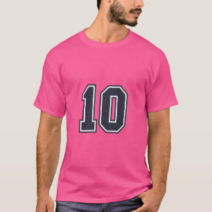Camiseta 10 Esporte Número Dez