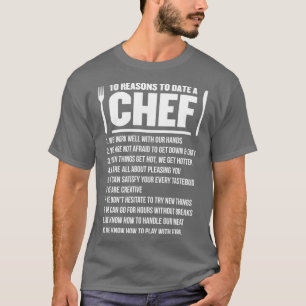 Camiseta 10 Motivos Para A Data Um Chef