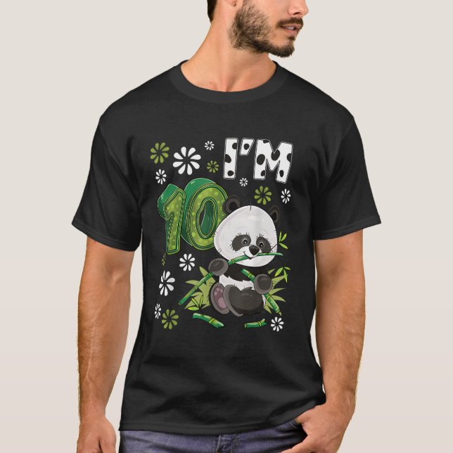 Camiseta 10 Panda 10º Py Animal Panda (Frente)