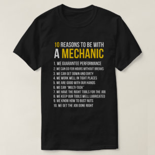 Camiseta 10 Razões Para Estar Com Um Presente Engraçado M