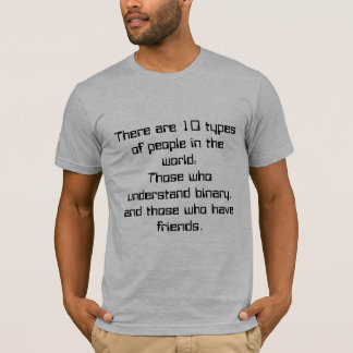 Camiseta 10 tipos de pessoas