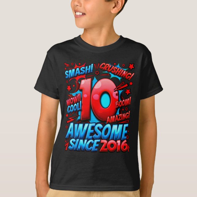 Camiseta 10 Year Old For Boys 10th Birthday Boy 10 Year Old (Frente)