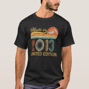 Camiseta 10 Years Old Made in 2013 10th Birthday