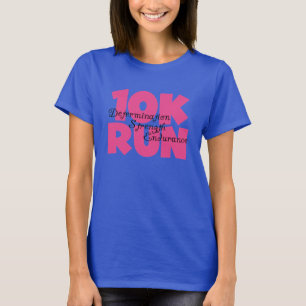 Camiseta 10K Executar Rosa