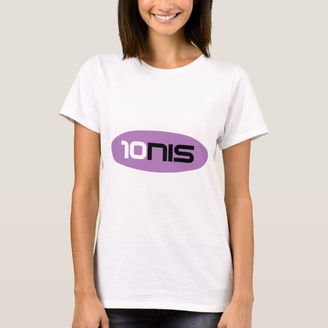Camiseta 10NIS Brand para mulheres (Frente)