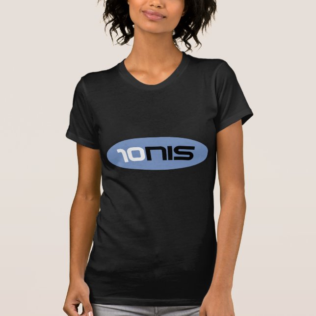 Camiseta 10NIS Ténis Azul (Frente)