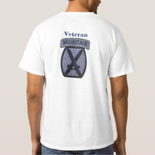 Camiseta 10ns veterinários dos veteranos de Fort Drum da