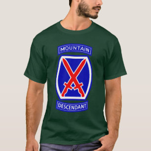 Camiseta 10o Descendente da divisão da montanha - t-shirt